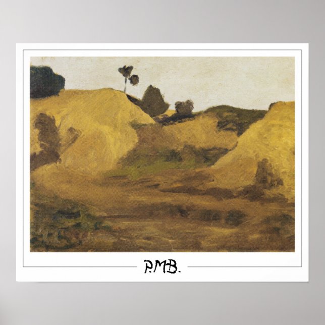 Paula Modersohn-Becker Zedign Art Poster #14 (Framsidan)