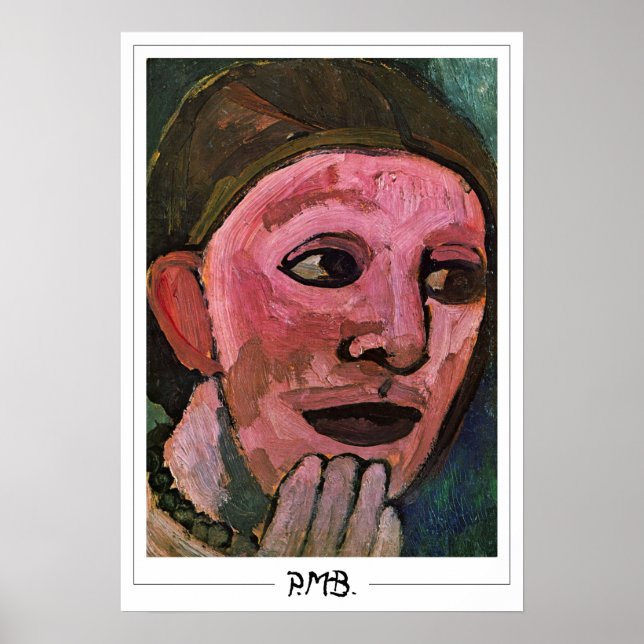 Paula Modersohn-Becker Zedign Art Poster #160 (Framsidan)