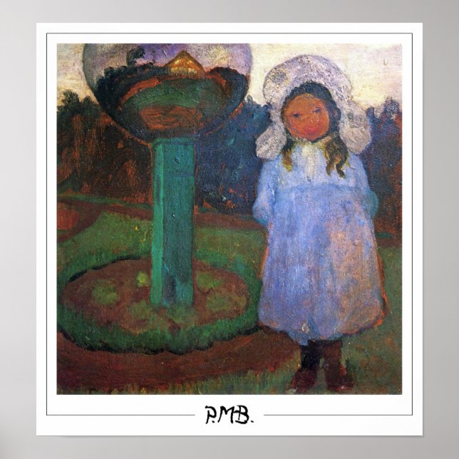 Paula Modersohn-Becker Zedign Art Poster #179 (Framsidan)