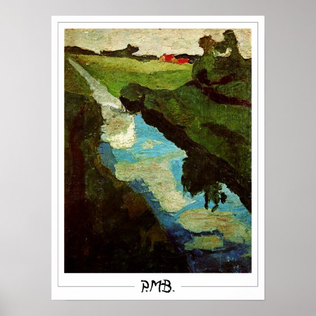 Paula Modersohn-Becker Zedign Art Poster #180 (Framsidan)