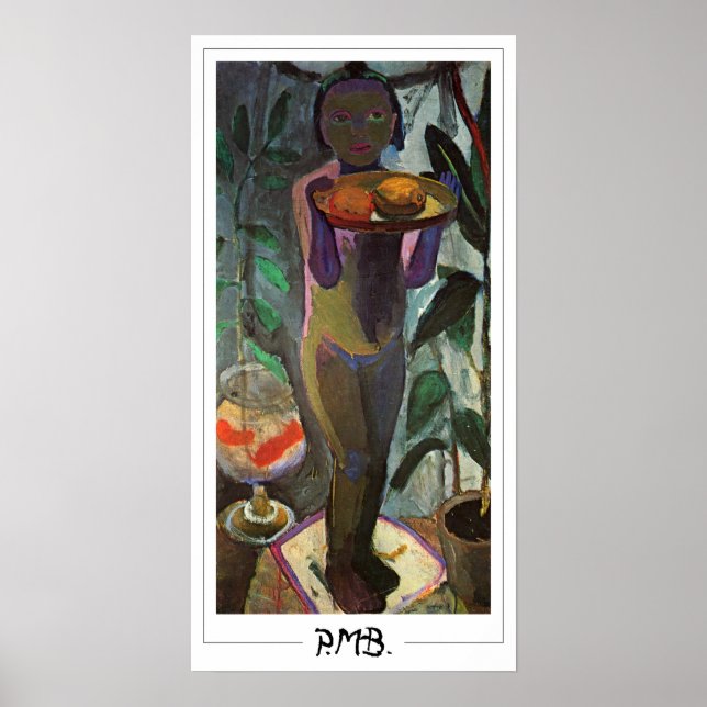 Paula Modersohn-Becker Zedign Art Poster #181 (Framsidan)