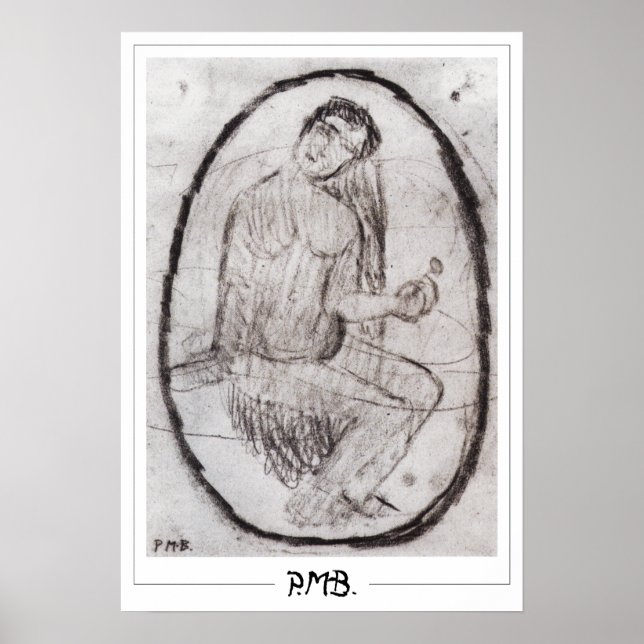 Paula Modersohn-Becker Zedign Art Poster #187 (Framsidan)