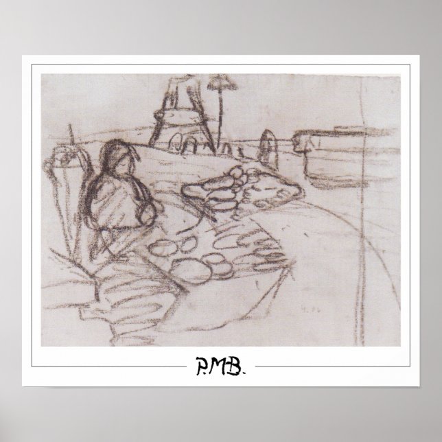 Paula Modersohn-Becker Zedign Art Poster #40 (Framsidan)