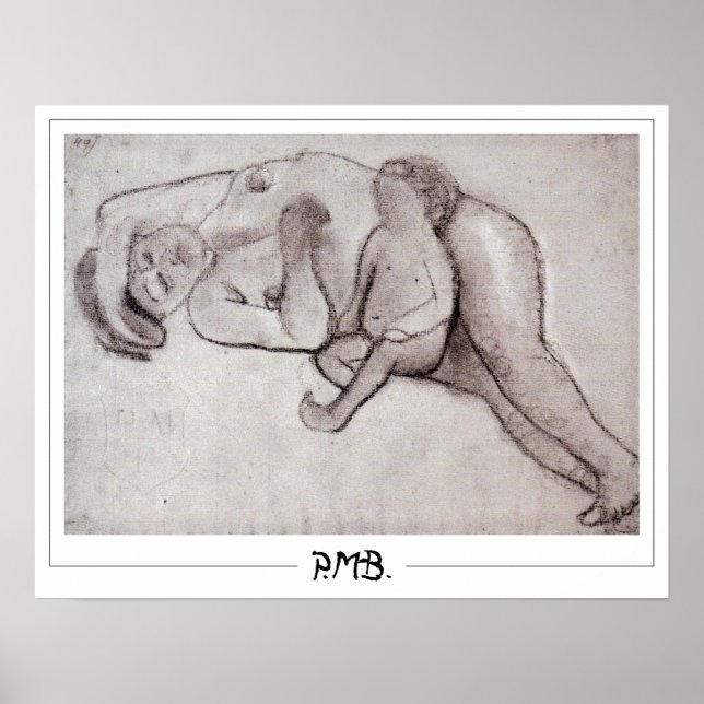 Paula Modersohn-Becker Zedign Art Poster #78 (Framsidan)