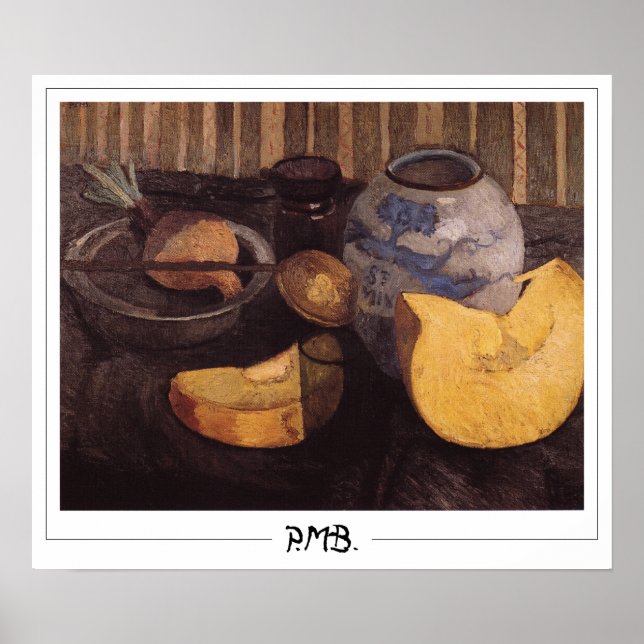 Paula Modersohn-Becker Zedign Art Poster #81 (Framsidan)