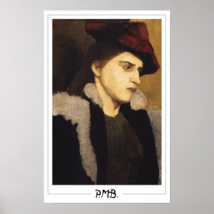 Paula Modersohn-Becker Zedign konstaffisch #144 Poster