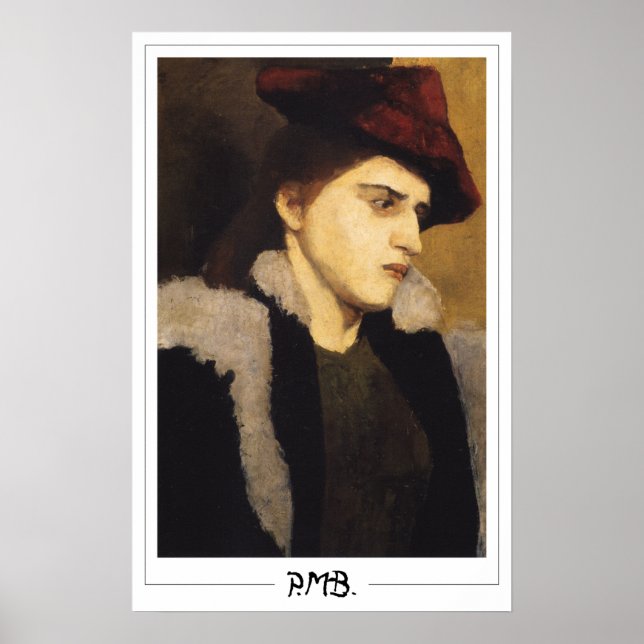 Paula Modersohn-Becker Zedign konstaffisch #144 Poster (Framsidan)