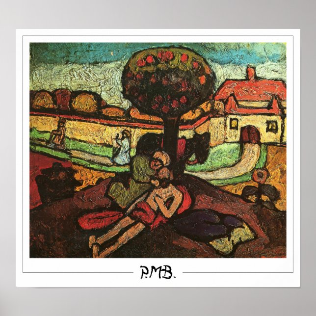 Paula Modersohn-Becker Zedign konstaffisch #166 Poster (Framsidan)