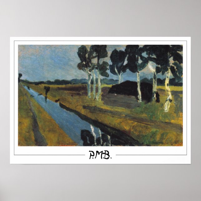 Paula Modersohn-Becker Zedign konstaffisch #184 Poster (Framsidan)