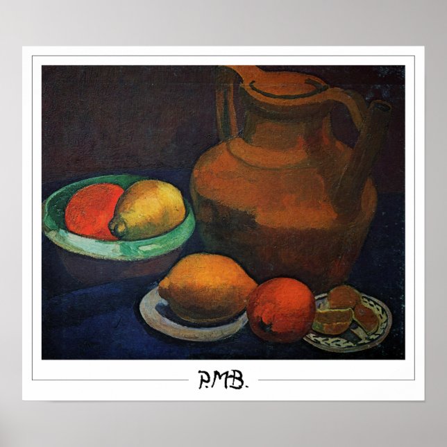 Paula Modersohn-Becker Zedign konstaffisch #30 Poster (Framsidan)