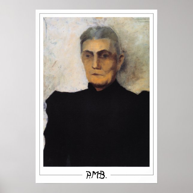 Paula Modersohn-Becker Zedign konstaffisch #31 Poster (Framsidan)