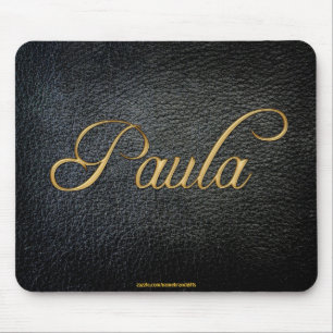 PAULA Personlig Leather look Mousepad Musmatta