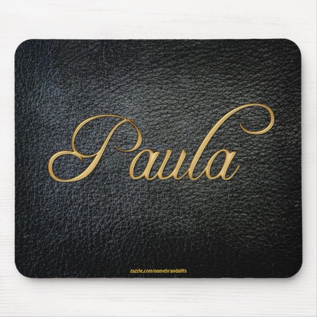 PAULA Personlig Leather look Mousepad Musmatta (Framsidan)