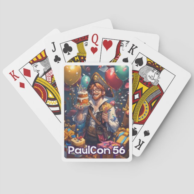 PaulCon 56 Poker Deck Casinokort (Baksidan)