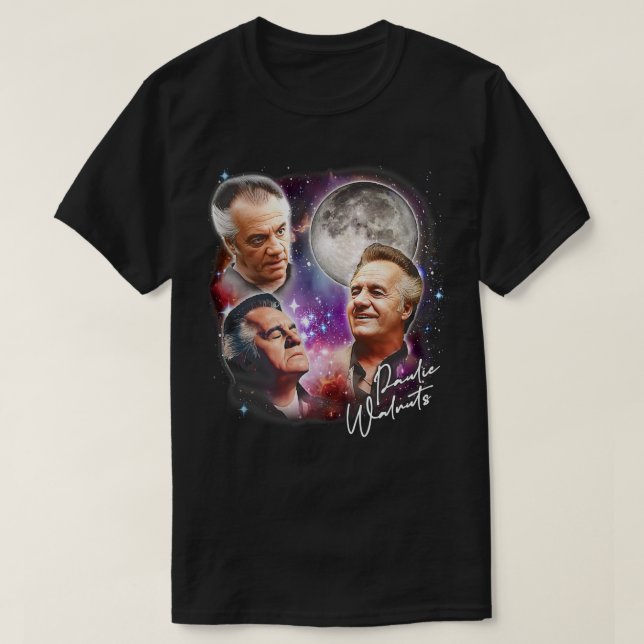 Paulie Walnut Måne Aesthetic T Shirt (Design framsida)
