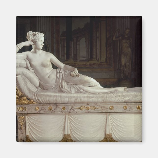 Pauline Bonaparte as Venus Triumphant, c.1805-08 Magnet (Framsidan)
