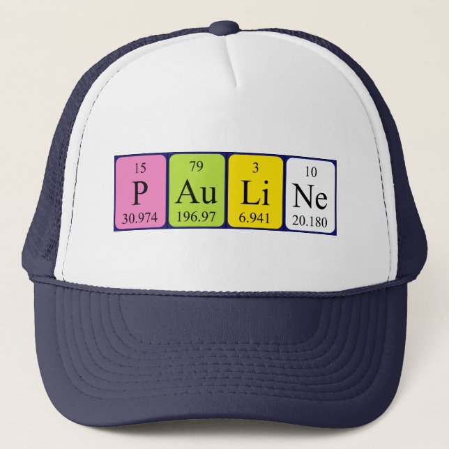 Pauline Periine bord namn hat Keps (Framsida)