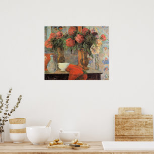 Paull Gauguin, Stilleben med vit skål, Poster