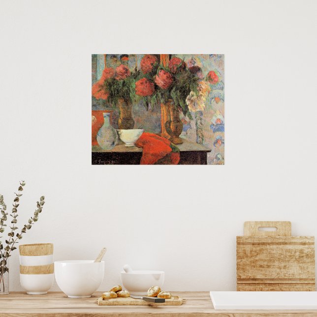 Paull Gauguin, Stilleben med vit skål, Poster (Kök)