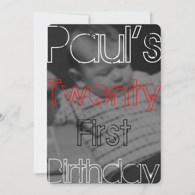 Paul's tjugoförsta inbjudan (Framsida)