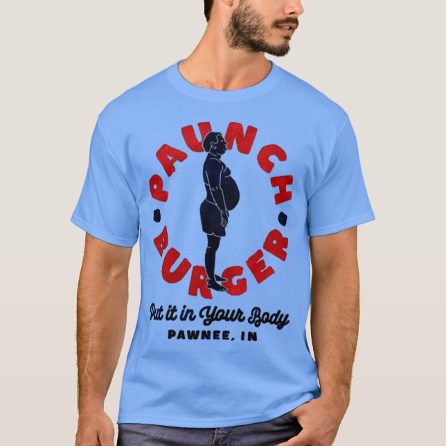 Paunch Burger T Shirt (Framsida)