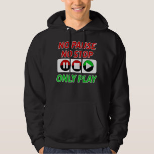 Paus för den konstiga spelspelaren för Gamer Gift  Hoodie
