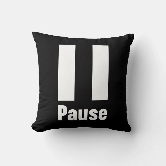 Pausa Anpassningsbarnas bakgrund Färg Kudde (Framsida)