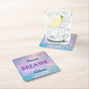 Pausa, BREATHE, Allow Underlägg Papper