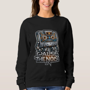 Pausa Bullret – Retro Cyber Kassettmaskot T Shirt