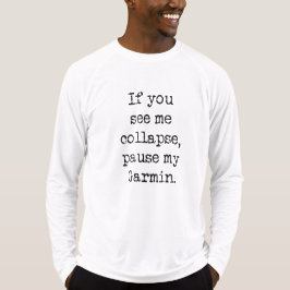 Pausa min Garmin-skjorta med hjälp av Vetro DeDesi T Shirt