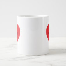 Pausa utskrift Hjärtjumbo Mugg