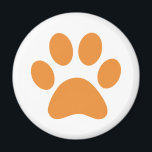 Pausa utskriftsmagnet magnet<br><div class="desc">Roligt Paw Skriv ut design för djur älskare!</div>