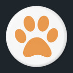 Pausa utskriftsmagnet magnet<br><div class="desc">Roligt Paw Skriv ut design för djur älskare!</div>