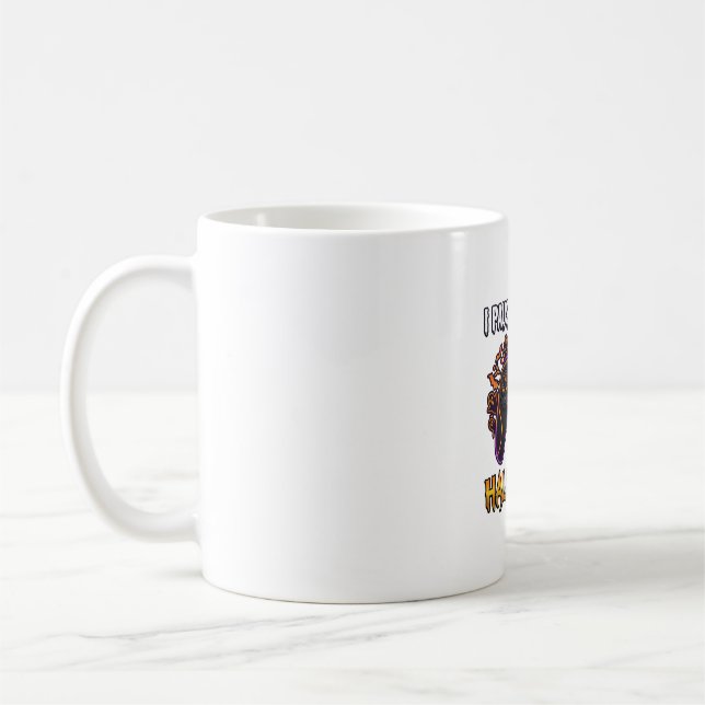 Pausad Halloween-spel Kontrollfladdermöss Spöken_1 Kaffemugg (Vänster)
