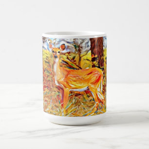 Pausad Hjort Art Mugg Kopp