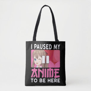 Pausat min Anime Älskare japansk Manga Otaku Girl Tygkasse