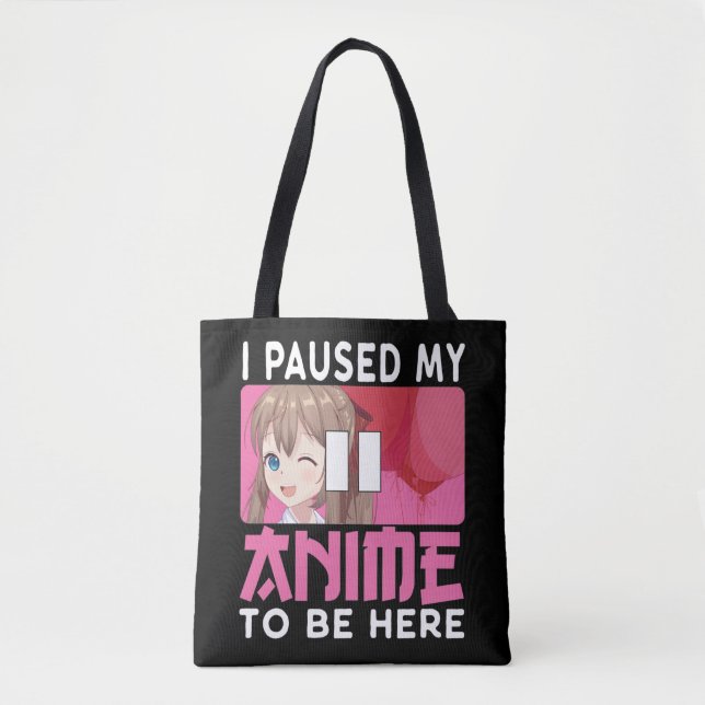 Pausat min Anime Älskare japansk Manga Otaku Girl Tygkasse (Framsida)