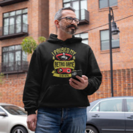 Pausat mitt Retro-spel - Vintage Gamer Hoodie