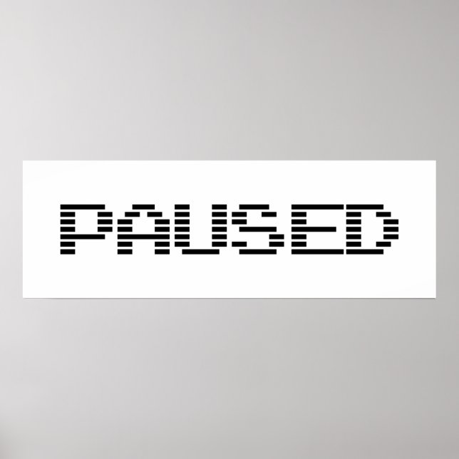 PAUSAT POSTER (Framsidan)