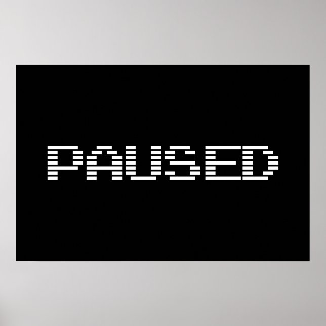 PAUSAT POSTER (Framsidan)