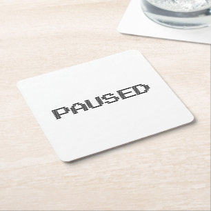 PAUSAT UNDERLÄGG PAPPER KVADRAT