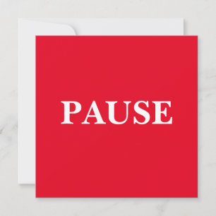 PAUSE-inbjudan Inbjudningar