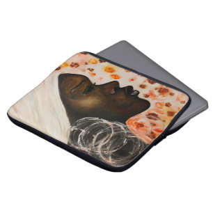 Pausning av African Beauty Laptop sleeve Woman Ans