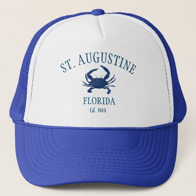 Pausning av Augustine Florida Blue Crab Keps (Framsida)