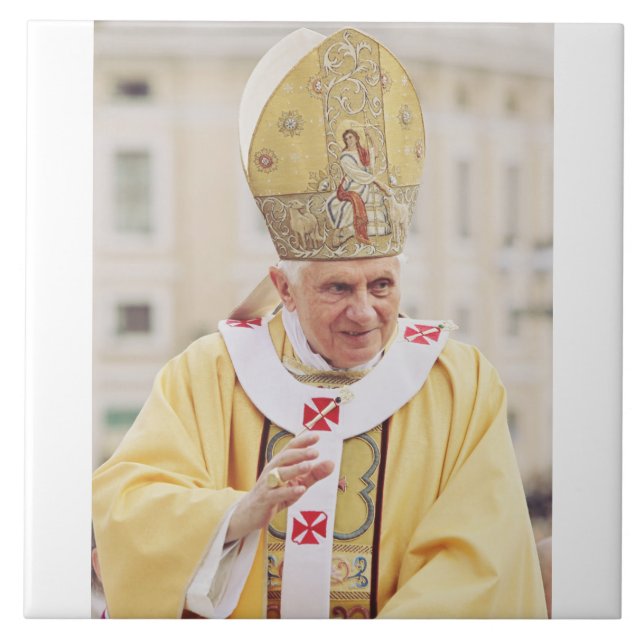 Påve Benedictus XVI Läraren av Sanning Kakelplatta (Framsidan)