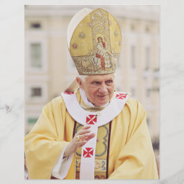 Påve Benedictus XVI Läraren av Sanning Reklamblad