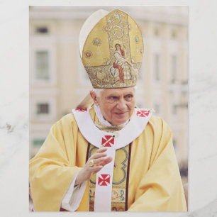 Påve Benedictus XVI Läraren av Sanning Reklamblad