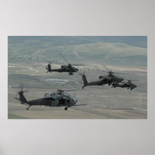 Pave Hawks and Apacher Poster (Framsidan)