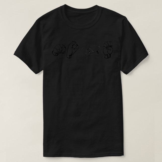Påve i ASL T Shirt (Design framsida)