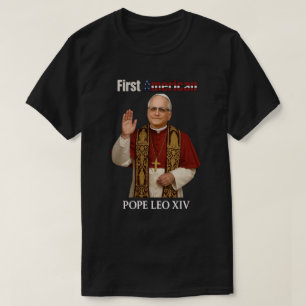 Påve Leo XIV: Första amerikanska påven Humoristi T Shirt